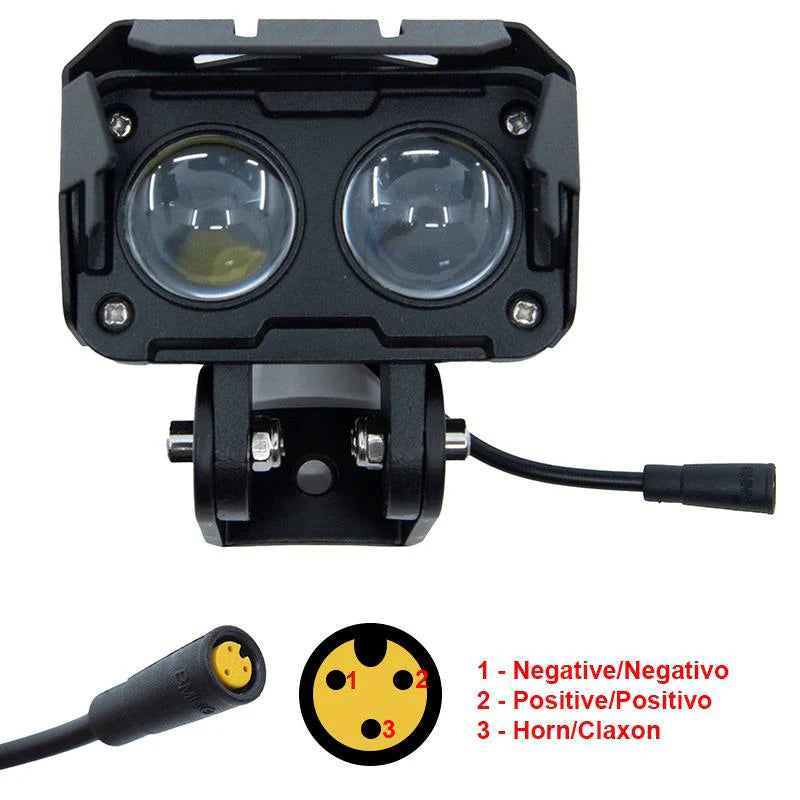 KuKirin G3 Pro prednje svjetlo s trubom