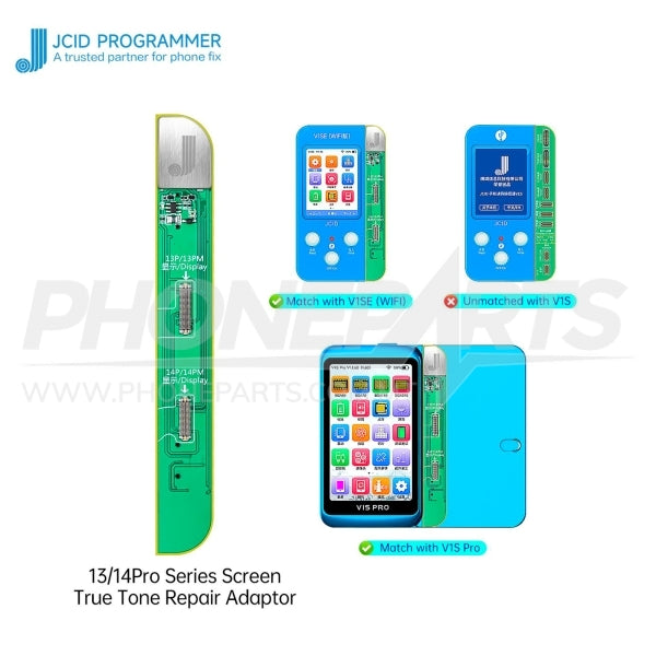 JCID V1SE 13 &amp; 14 PRO BRAND AND ORIGINAL DISPLAY UNIVERSAL TRUE TONE PANEL