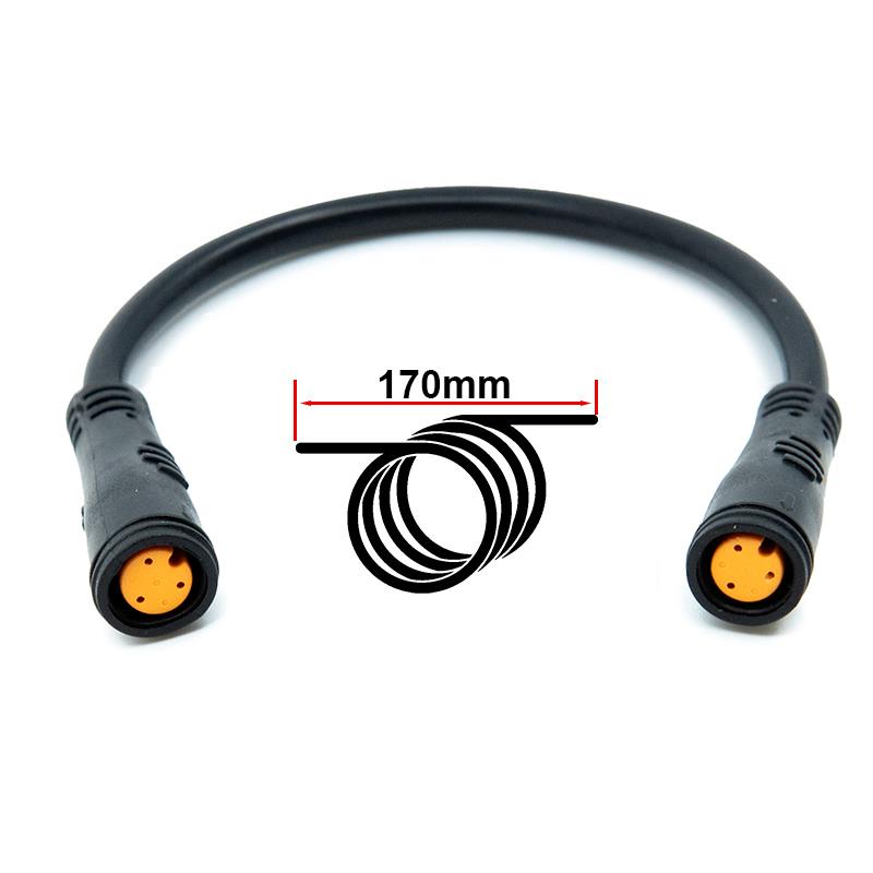 17cm waterproof adapter connector 8mm 3 pin FF 3pcs