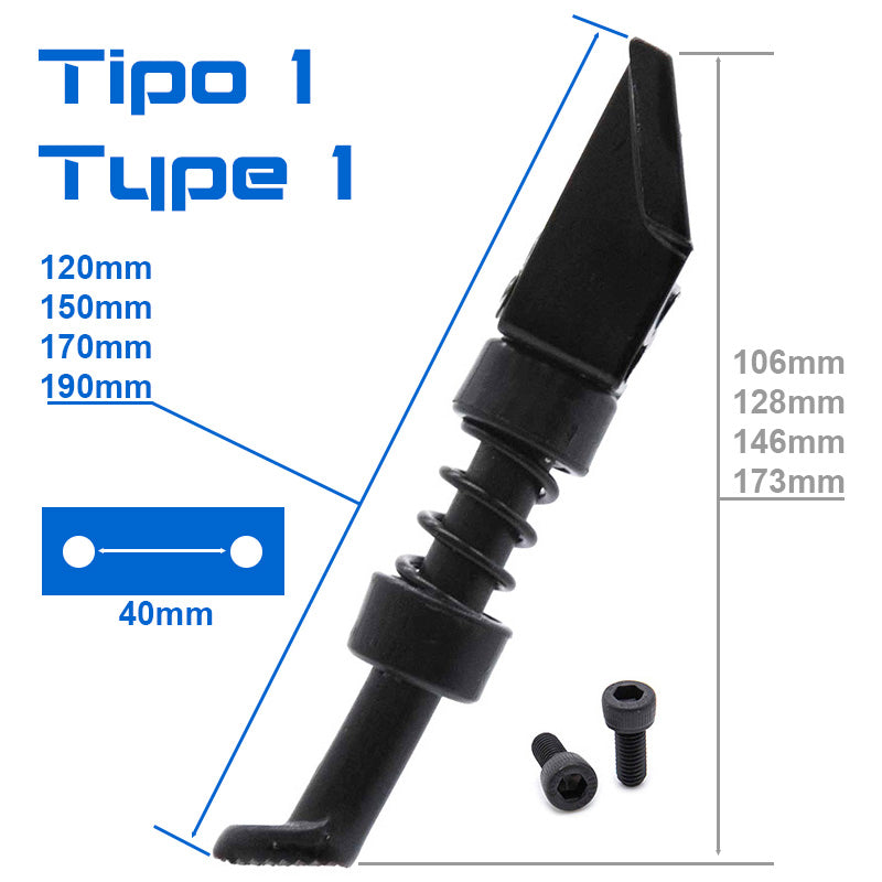 Universal footrest for E-Romobile - Type 1