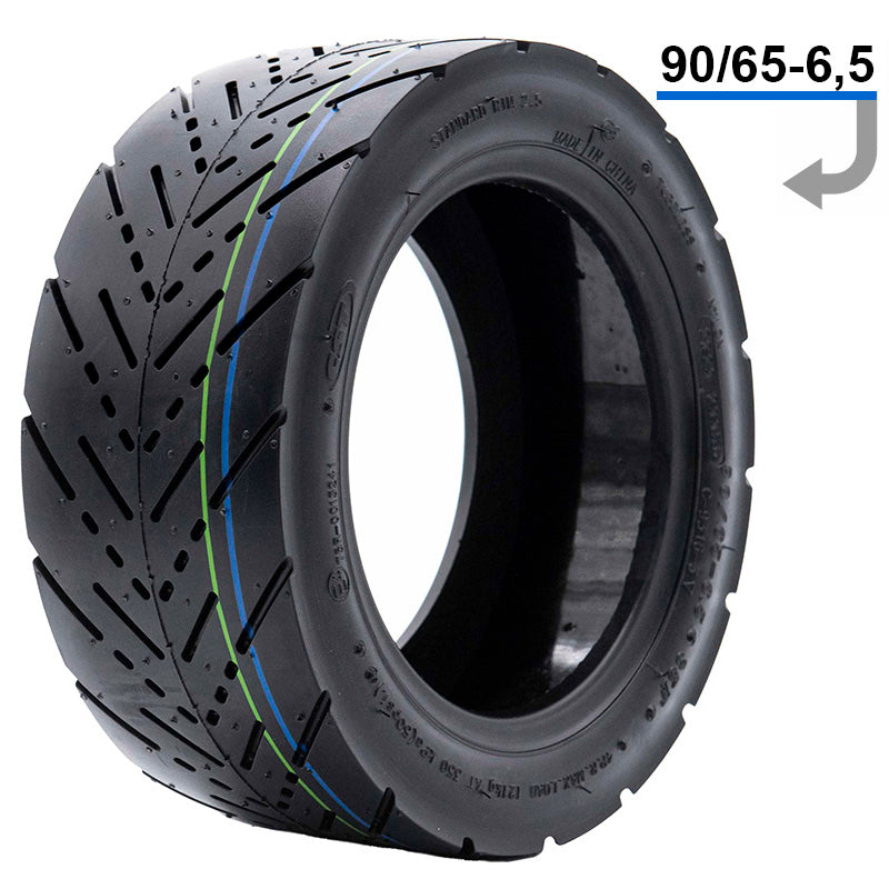 Tubeless city road tire 90/65-6.5 [CST] WITH ANTI-PUNCER GEL