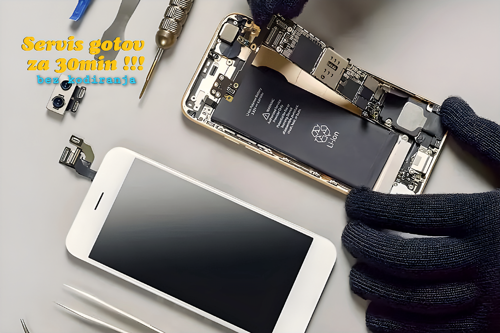 iPhone battery replacement service without and with coding