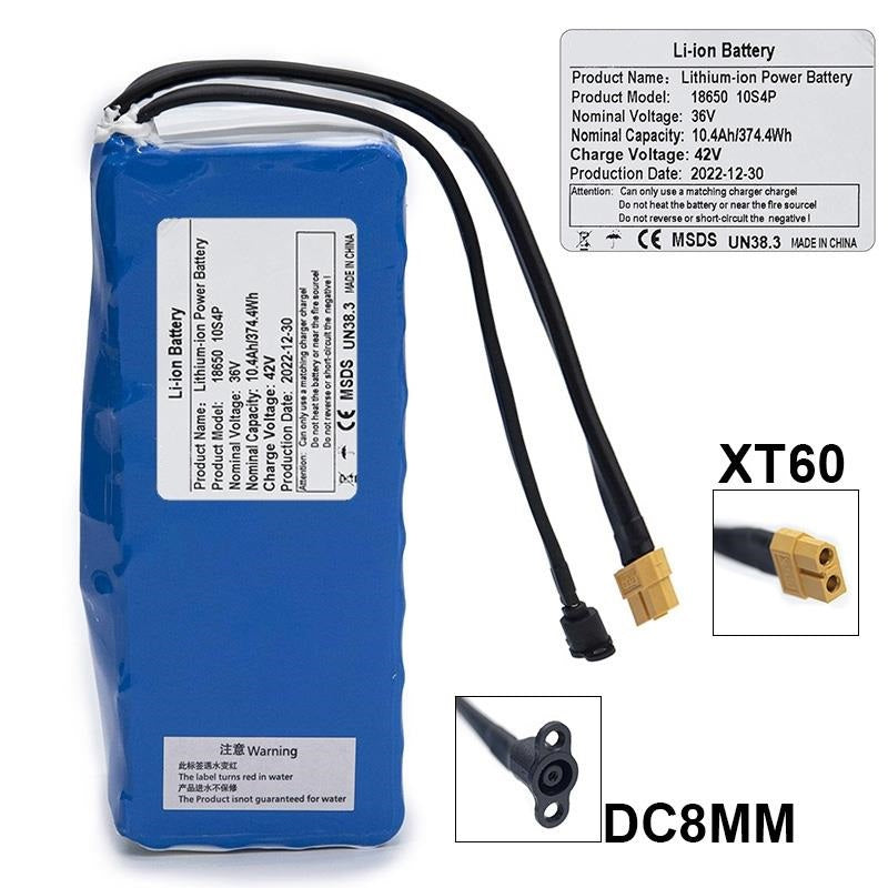 External battery for electric scooter 36V 10.4A/h