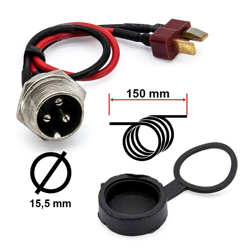 GX16 Dean Type T charging connector