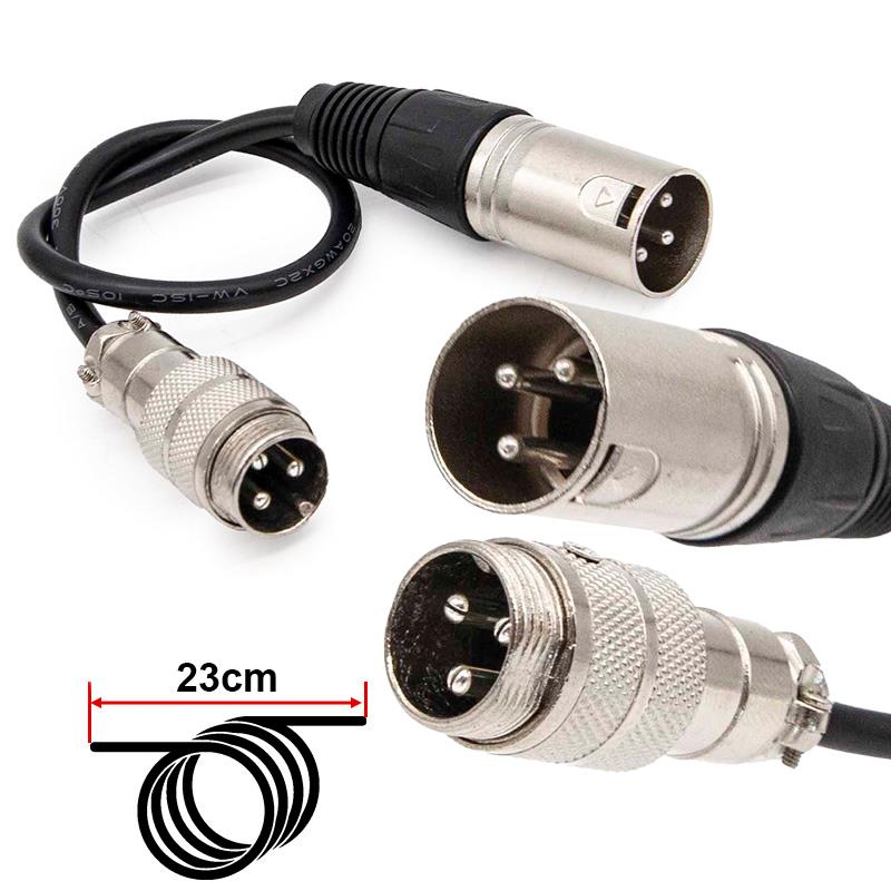 GX16 na XLR Adapter