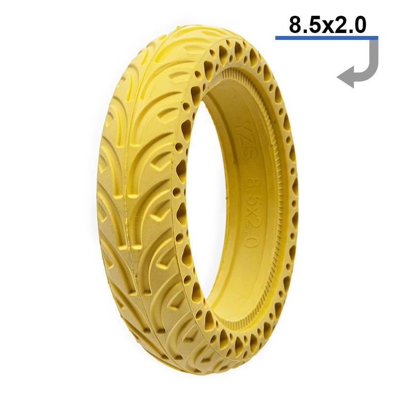 Solid tire 8.5x2-6.1/B34 V3 yellow