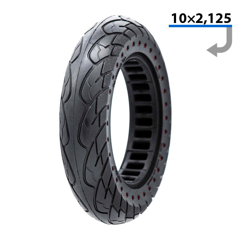 Ultra light solid tire 10x2.125-6.1/B34 - red dots