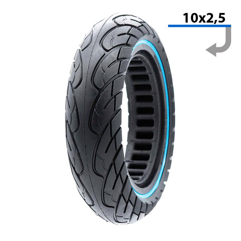 Ultra light solid tire 10x2.5-6.1/B34 - blue line