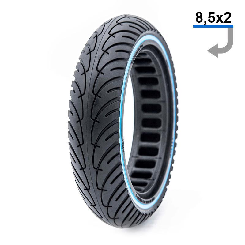 Ultra light solid tire 8.5x2-6.1/B34 - blue line