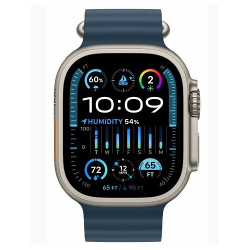 Apple Watch Ultra 2 (49mm) Titan Case/Blue Ocean Band