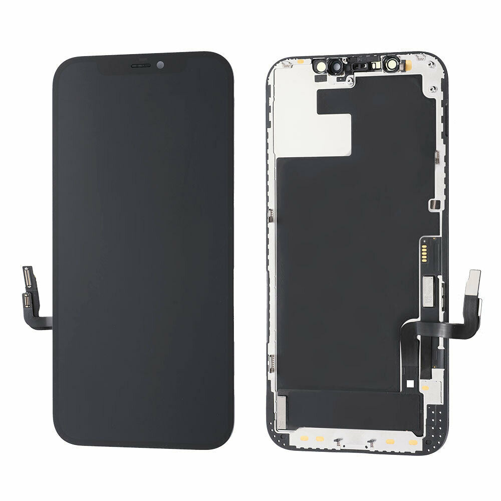 LCD iPhone 12 / iPhone 12 Pro + touch + okvir Crni OEM Original