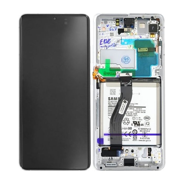 LCD+TOUCH+FRAME FOR SAMSUNG S21 ULTRA, G998 ORIGINAL PHANTOM BLACK NEW