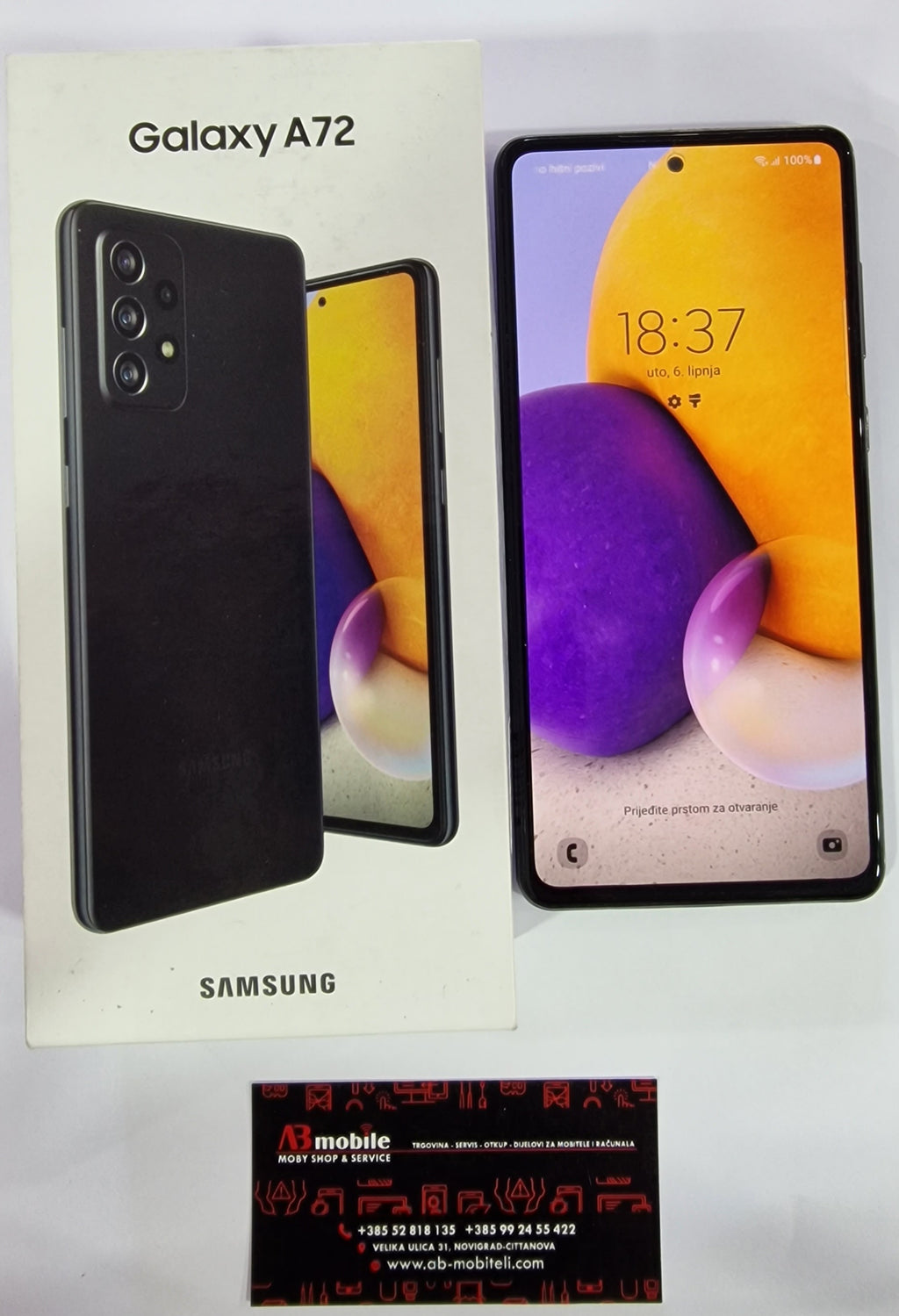 Samsung Galaxy A72 128GB Awersome Black ( Rabljen )