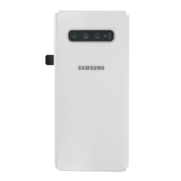 COVER + CAMERA GLASS FOR SAMSUNG S10 PLUS, G975F ORIGINAL EU CERAMIC WHITE