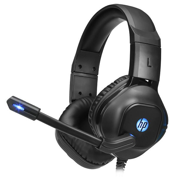 HEADPHONES HP LARGE DHE-8002 3.5 mm +2x3.5 mm BLACK