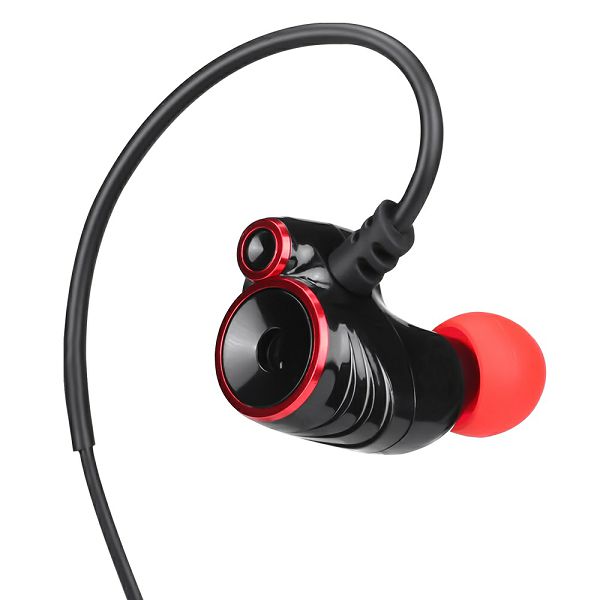 HP HANDS-FREE HEADPHONES DHE-7002 3.5 mm RED