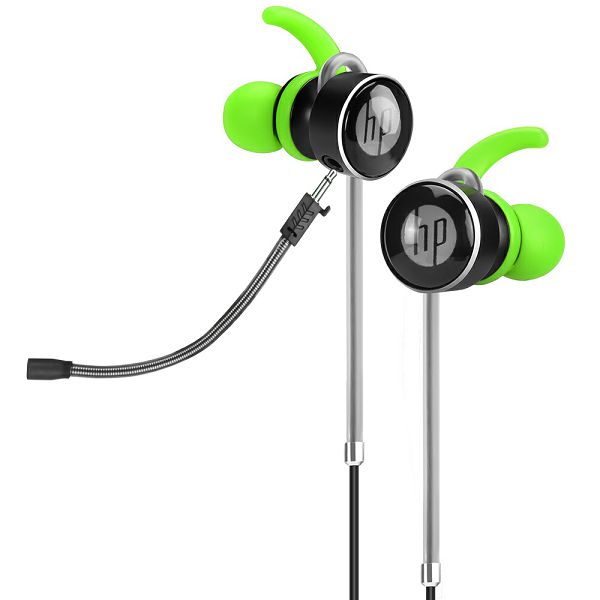 HP HANDS-FREE HEADPHONES DHE-7004 3.5 mm GREEN