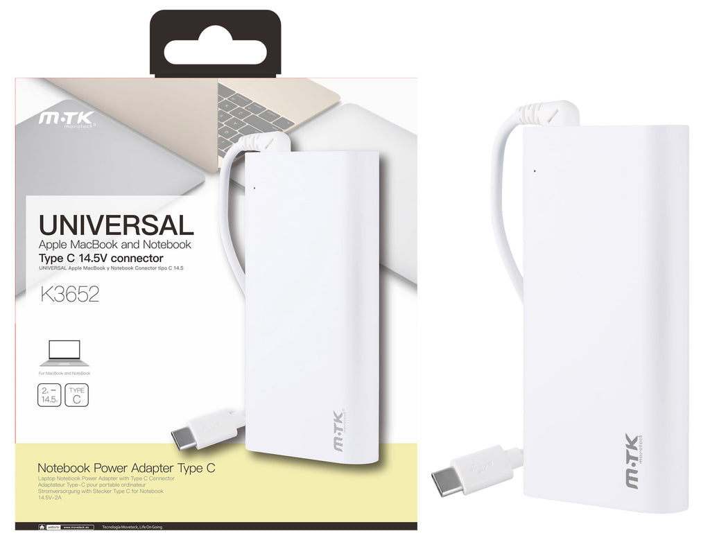 UNIVERSAL TYPE C CHARGER FOR MACBOOK AND NOTEBOOK