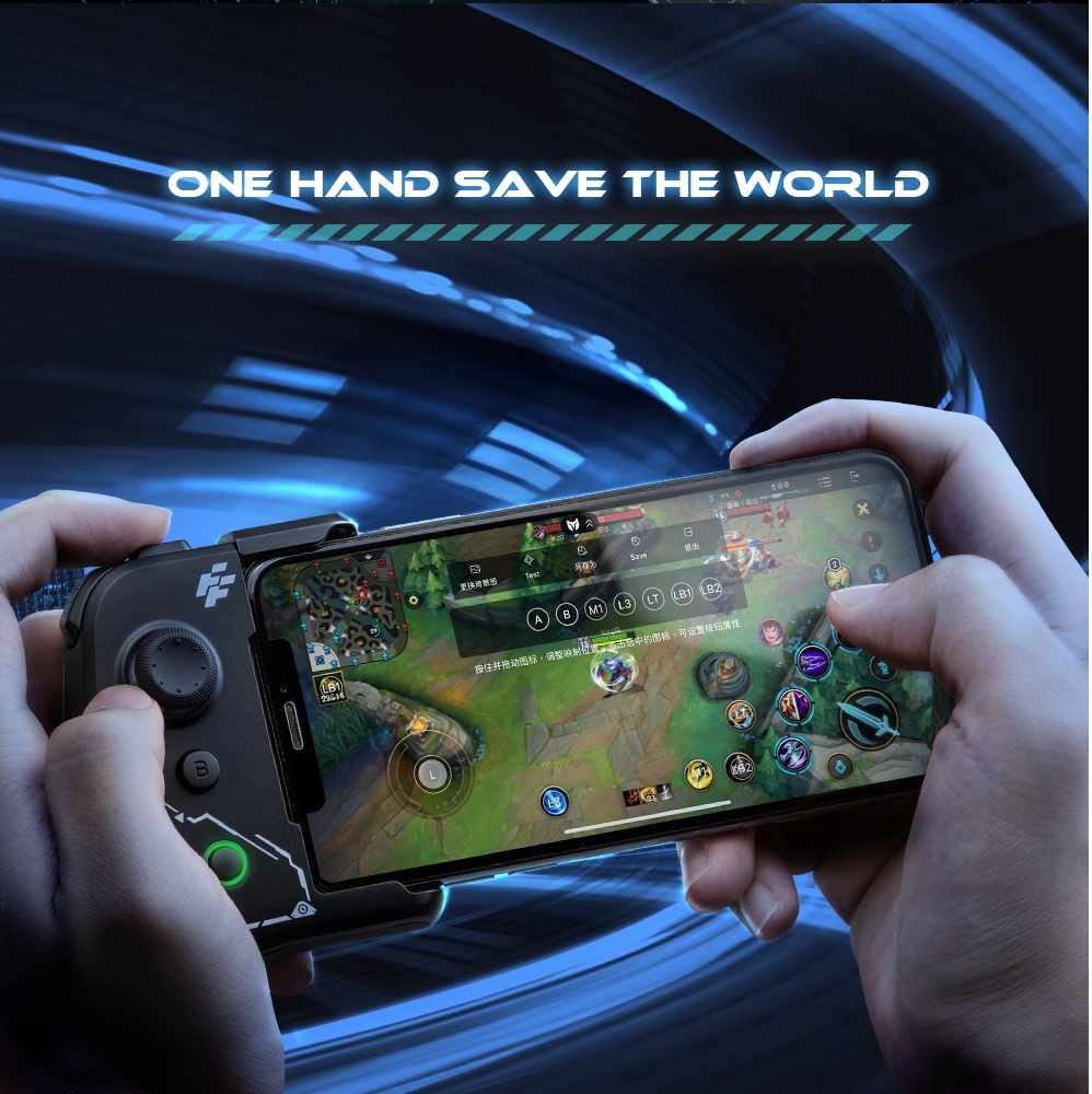 BLUETOOTH CONTROLLER FOR ANDROID AND IOS 6" MOBILE PHONES WITH HOLDER FLASHFIRE BT9000