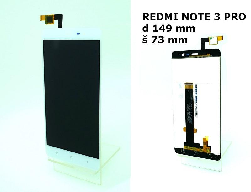 LCD+TOUCH FOR XIAOMI REDMI NOTE 3 PRO D 149mm, W 73mm