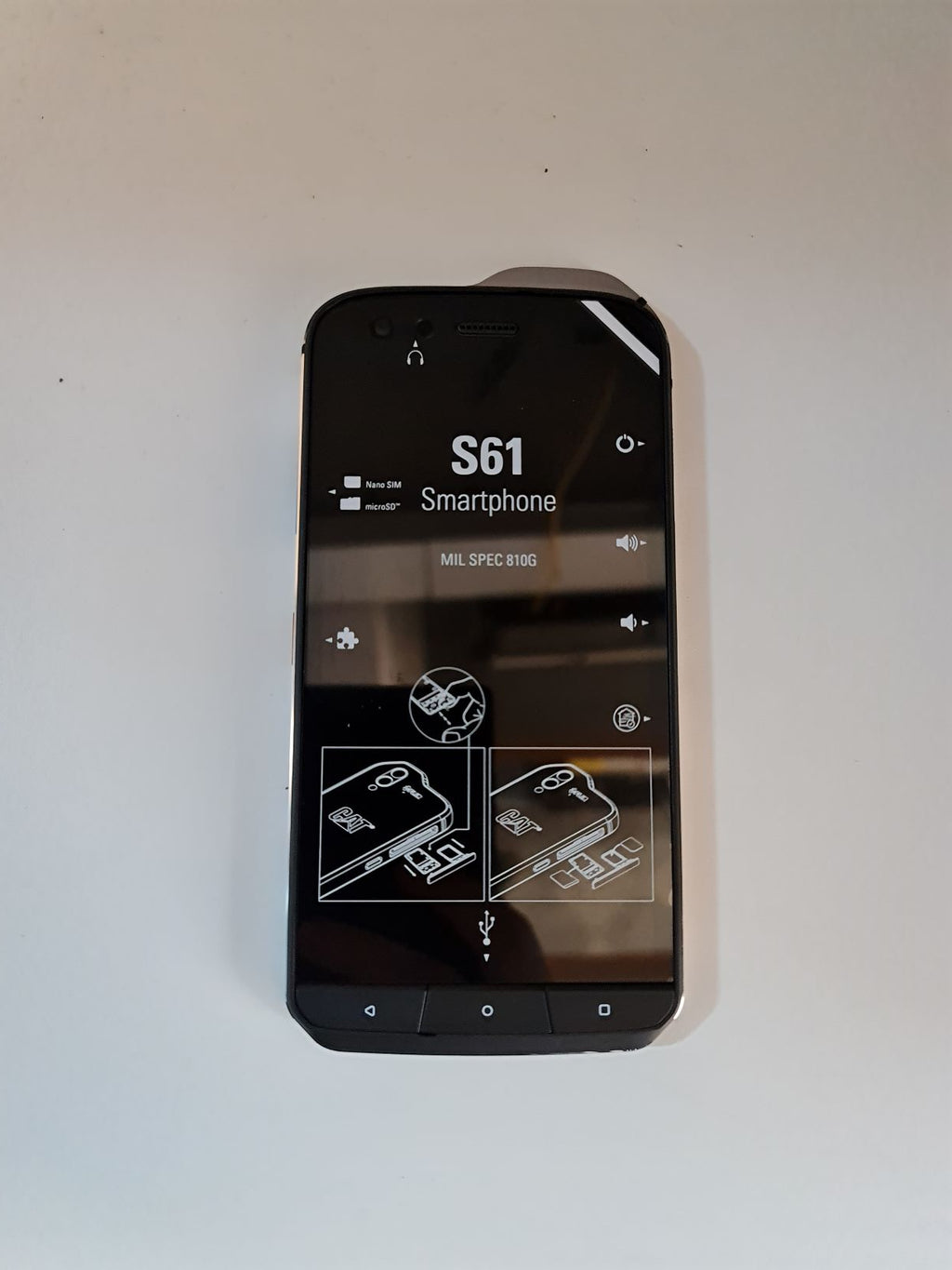 LCD + touch + frame for Cat S61