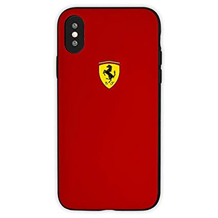 FERRARI MASK IPHONE X/XS ACRYLIC CASE ON TRACK