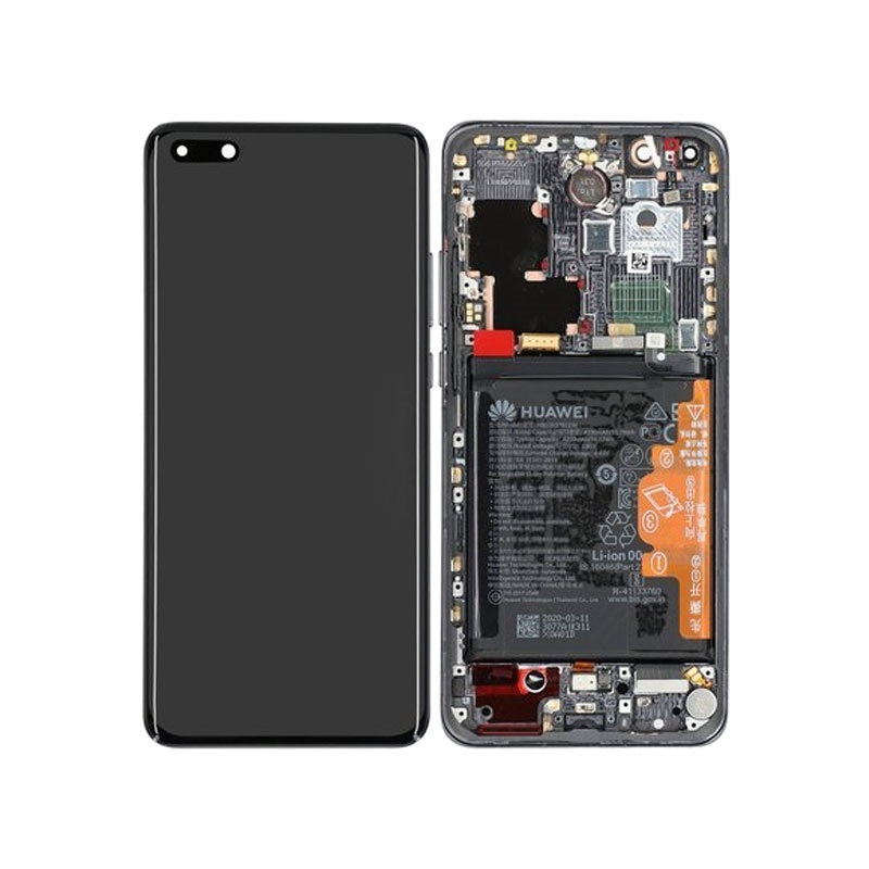 HUAWEI P40 PRO LCD SERVICE PACK ORIGINAL (NOV) (LCD+TOUCH+OKVIR+BATERIJA)