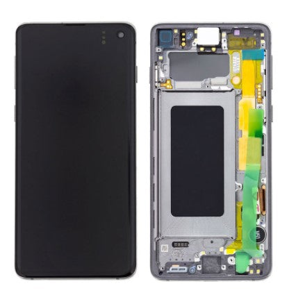 LCD + Touch + okvir za Samsung Galaxy S10 ( SM-G973F ) ( Skidani ispravni )