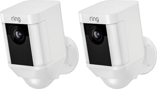 RING SPOTLIGHT CAM BATTERY DUO PACK WHITE