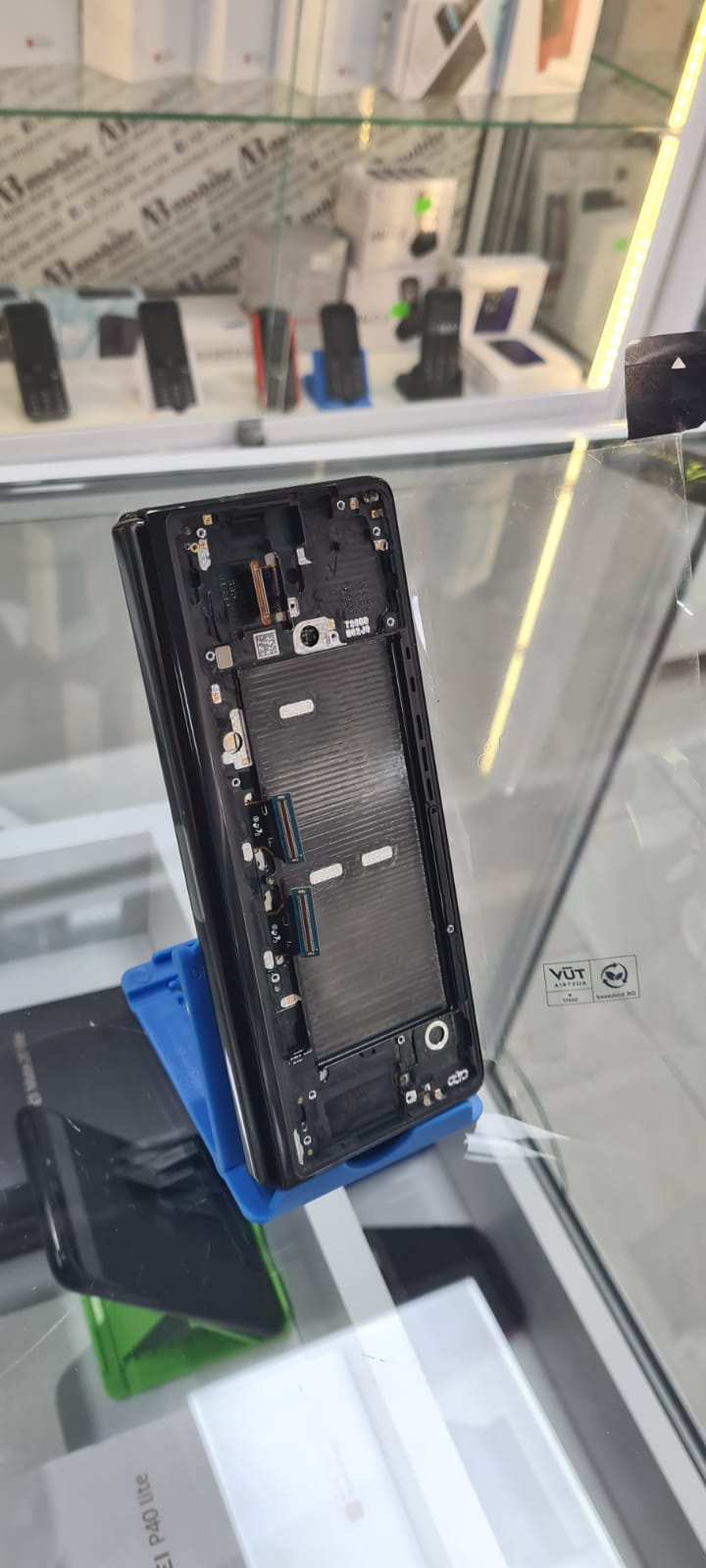 Samsung Galaxy Z Fold 2 F916B - LCD Display + Touch Screen + Frame (Mystic Black) - GH82-23968A