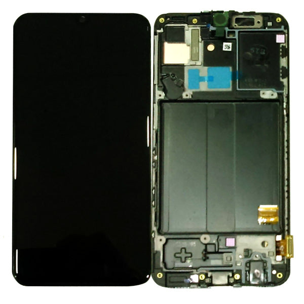 LCD Samsung A40 A405 + touch + okvir Crni Service Pack Original EU