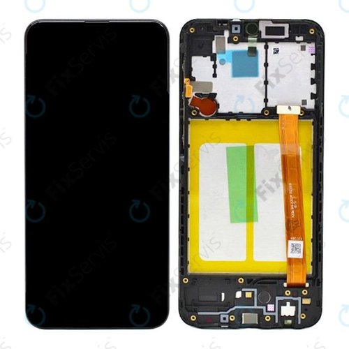 LCD Samsung A20e A202 + touch + frame Black Service Pack Original EU