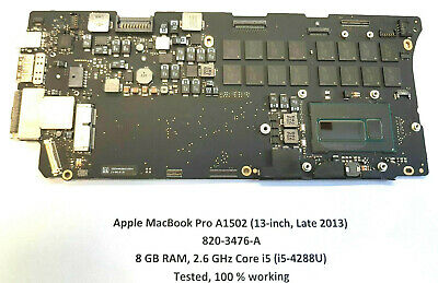 Apple Macbook Pro A1502 Motherboard (Removed)