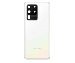 POKLOPAC + STAKLO KAMERE ZA SAMSUNG S20 ULTRA, G988F ORIGINAL EU BIJELI