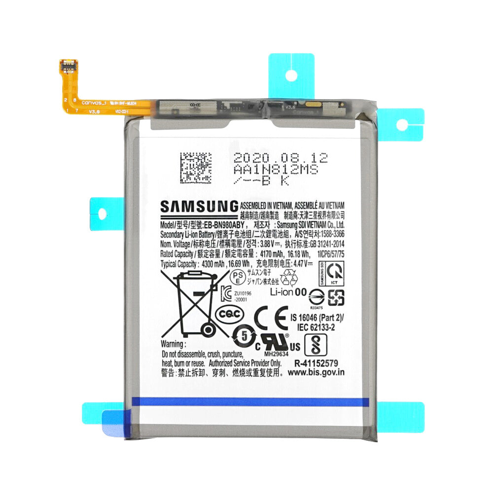 ORIGINAL BATTERY FOR SAMSUNG NOTE 20, 5G, N980F EB-BN980ABY BULK BY SAMSUNG