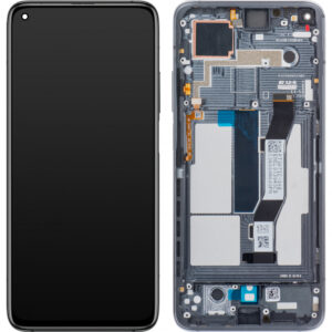 LCD Xiaomi Mi 10T 5G / Mi 10T Pro 5G / Redmi K30S + touch + okvir Crni (Cosmic Black) Service Pack Original EU